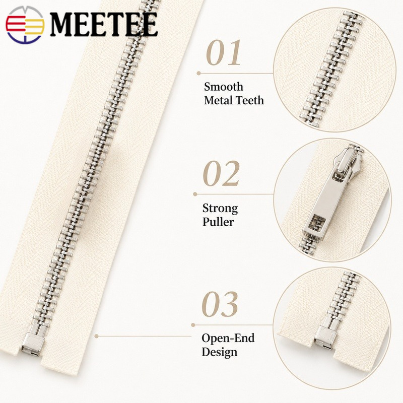 5/10 pièces 40-80 cm 5 #   Fer - Sewing Front Zipper avis et prix