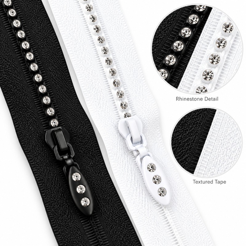 1/2 pièces 50/60/70cm 5 #   Fe - Sewing Front Zipper avis et prix