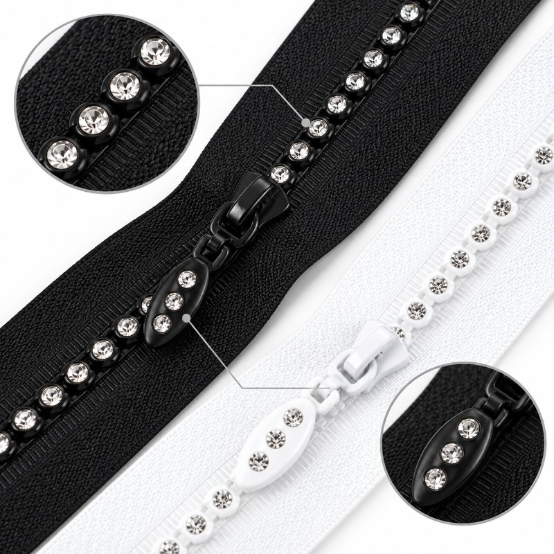 1/2 pièces 50/60/70cm 5 #   Fe - Sewing Front Zipper avis et prix