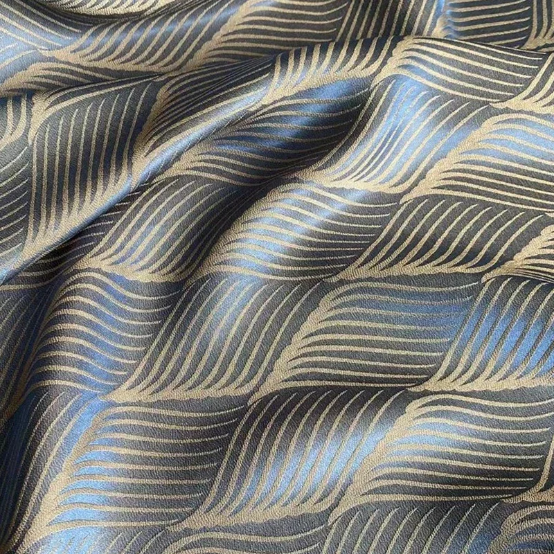 Tissu crêpe de soie Jacquard 1 - Sewing Jackets avis et prix