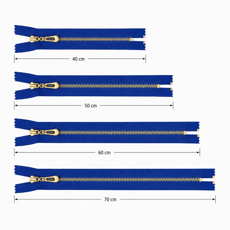 5/10 pièces 40-70cm 3 #   Ferm - Sewing Front Zipper avis et prix