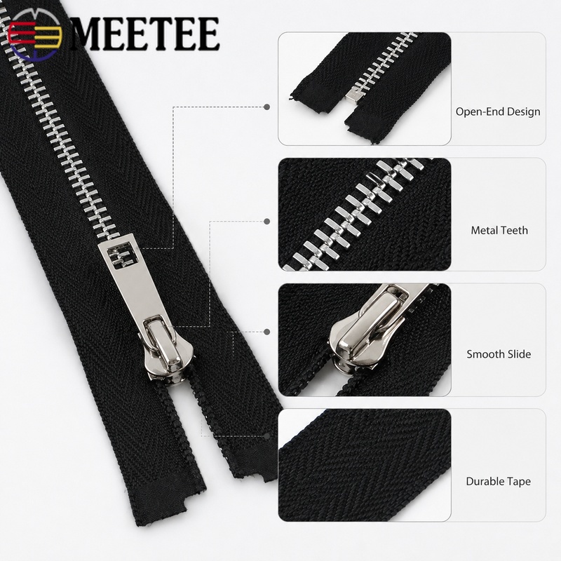 5/10 pièces 40-80cm 5 #   Ferm - Sewing Front Zipper avis et prix
