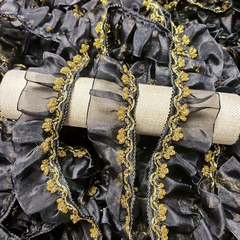 3Yards5cm dentelle plissée pol - Textile Sewing Factory avis et prix