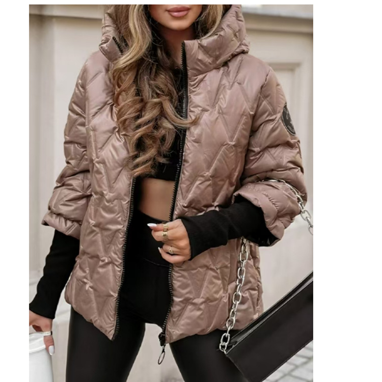 Hiver chaud col haut à manches - Sewing Jackets avis et prix
